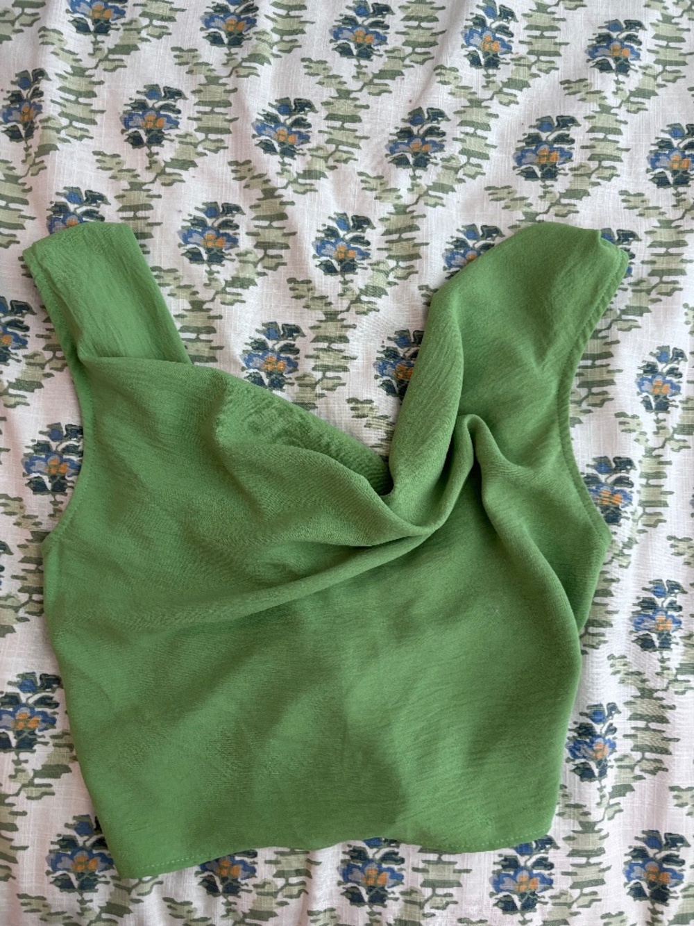 Zara Green Backless Top